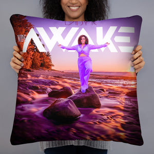 "WIDE AWAKE" PILLOW