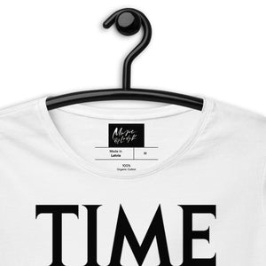 "Time of Your Life" Organic Crop Top