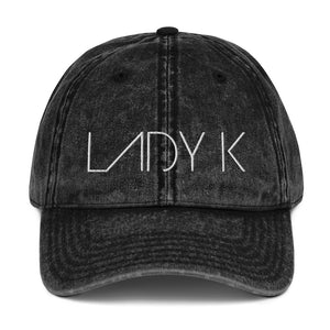 "Lady K" Vintage Cotton Twill Cap