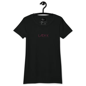"Lady K" Embroidered Women’s Fitted t-shirt