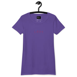 "Lady K" Embroidered Women’s Fitted t-shirt